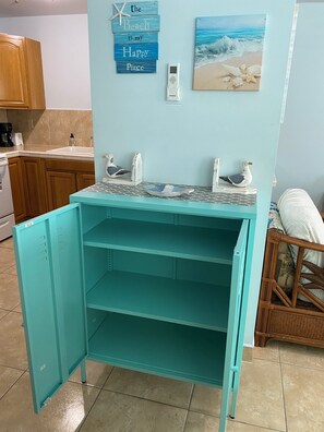 Dresser for the guest int he living room 