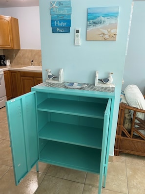 Dresser for the guest int he living room