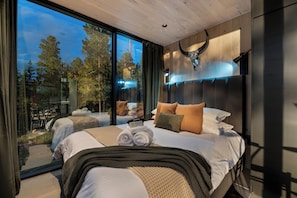 Queen sized bed