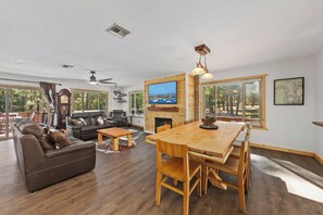 Living Room and Dining Room