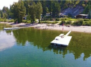 Access to beach, deck and use of buoy during your stay