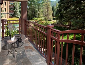 Enjoy some fresh air on your private balcony!