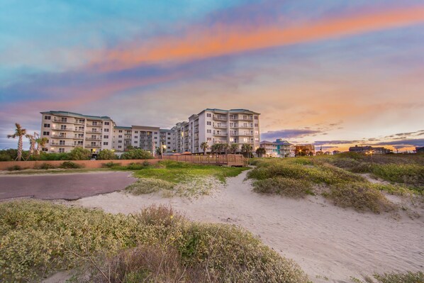 Only a short walk from the beach.