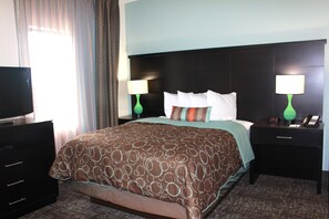 Drift to sleep in a comfortable bed after a wonderful day outside.