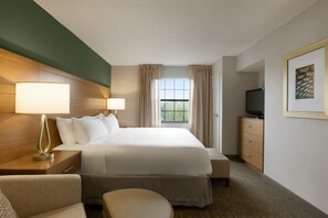 Get a peaceful night sleep in our cozy bedroom.