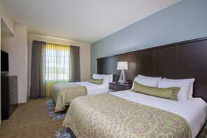 Get a peaceful night sleep in our cozy bedroom.