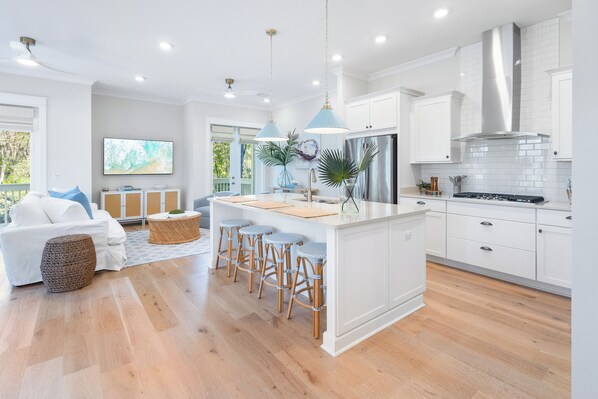 Spacious open floor concept.