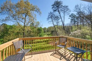 Enjoy the privacy and peaceful of the cabin located on 3 large lots