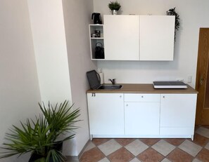 Apartment 32 qm für 2 Personen mit Terrasse-Küchenbereich