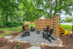 Fire pit under the stars!