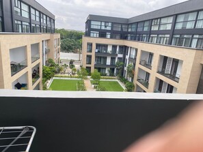 Blick vom Balkon
