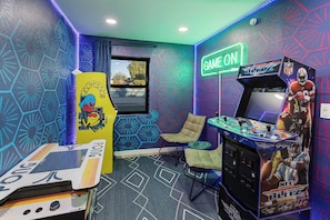 Have hours of fun in the game room with plenty of arcade games to enjoy.