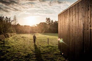 Landscape and sunset