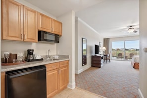 Indoors, Floor, Bed, Furniture, Kitchen