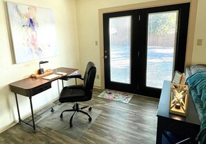 Dedicated work space/office area