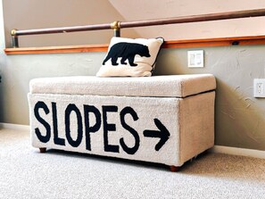 Enhance your decor with this functional ottoman.