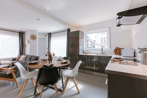 Bright dining area