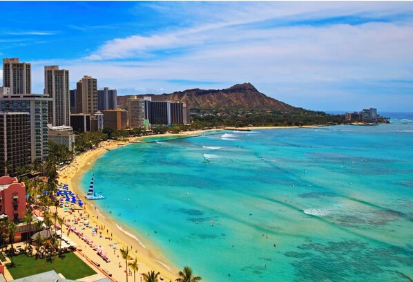 Beach just a few blocks away