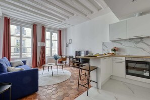 Living Room and Kitchen