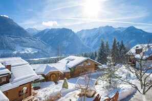 Aussicht vom Ferienhaus [Winter]