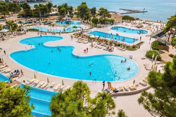 Schwimmbad des Ferienhauses
