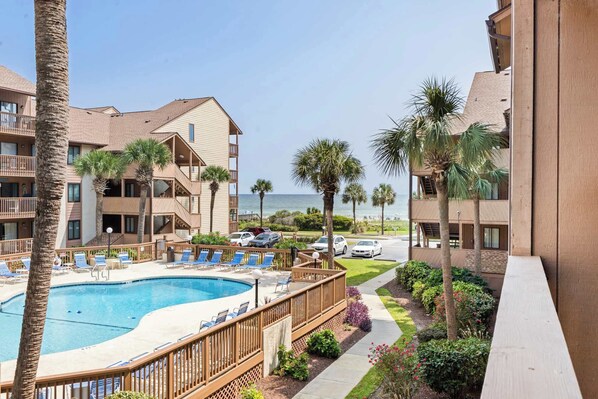 Ocean view balcony