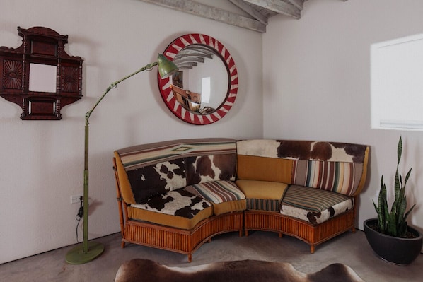 Get in shape for relaxation on this retro gem!