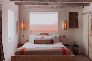 Country chic meets king-sized comfort & luxury linens. Prepare for a dreamy escape!