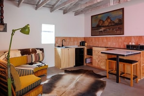 Small kitchen, big views. Bon appétit!