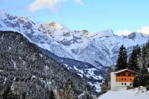 Stugans exteriör [vinter]