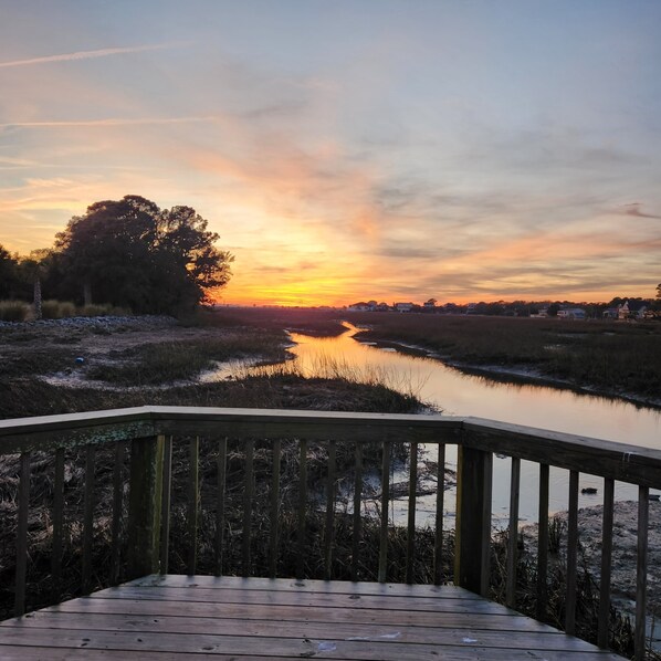 Sunset on the Crabdock
