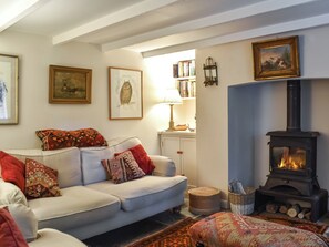 Living area | Hollyhocks Cottage, Hellandbridge, near Bodmin