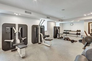 Gym is well-equipped, providing everything you need for a satisfying workout session.