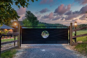 Dusk View of Gate at Still Water Flats