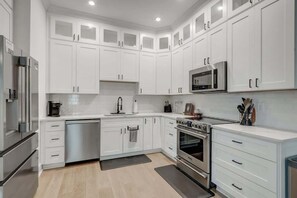 You won't need takeout here! Our kitchen is fully stocked!
