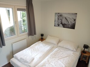 The 2 person boxspring of Holiday Home Ayla. You can separate them if you want
