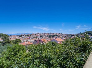 Blick von der Unterkunft