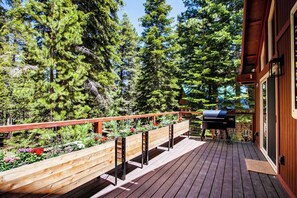 Spacious Deck with Traeger grill