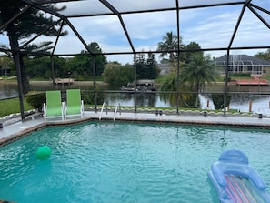 No charge to heat the pool and it is heated year around.