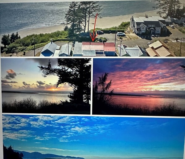 Utsikt mot havet/stranden