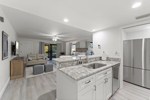 Open concept kitchen