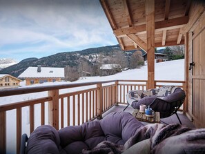 Balcony & winter view