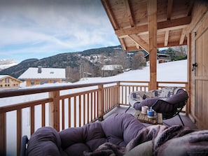 Balcony & winter view