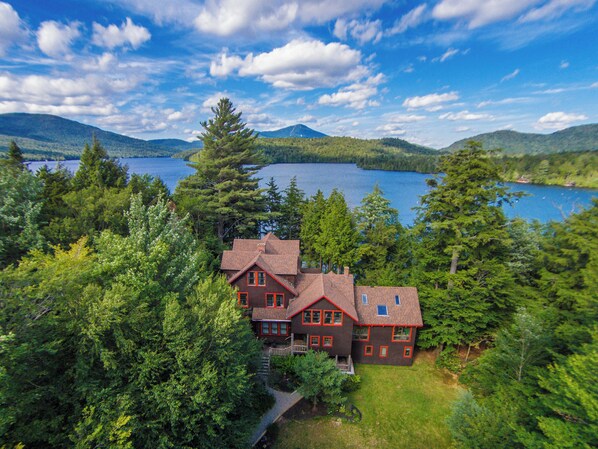 Camp Redwing on the shores of Lake Placid