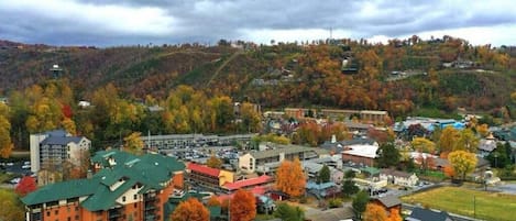 Breathtaking view from your high floor Balcony! Enjoy the Smokies!