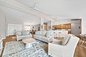 This is the main living room area of the home