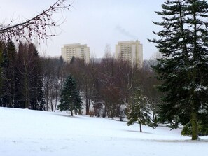 Ferienapartment mit Schwimmbad und Bergblick