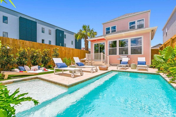 Back Yard + Pool