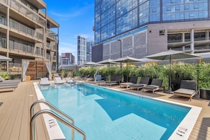 Enjoy the shared Pool and Cabanas (open seasonally)