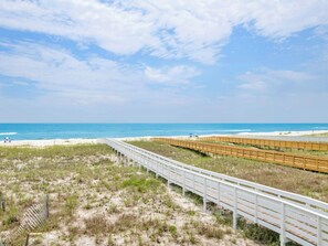 Private Boardwalk to Beach